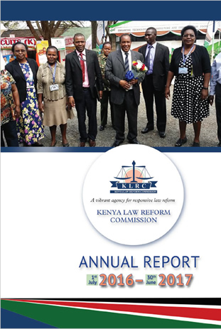 Kenya Law Reform Commission KLRC Annual Report 2016 17