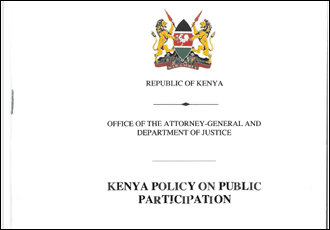 Policy on Public Participation - Sessional Paper No. 3 of 2023