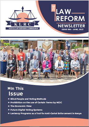 Law Reform Newsletter Issue 004 June 2022 KLRC
