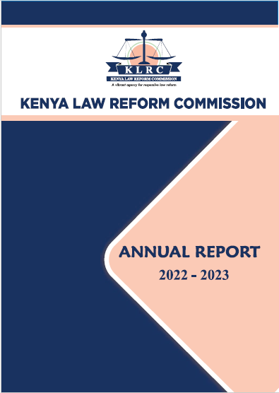 annual report 2023 kenya law report commission klrc